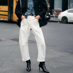 Nili lotan shon pants eggshell